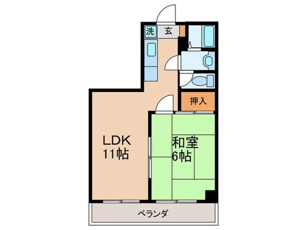 花こう第一ビルの物件間取画像